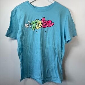 Nike “Juice Air” Cartoon Graphic Tee – Light Blue – Size M